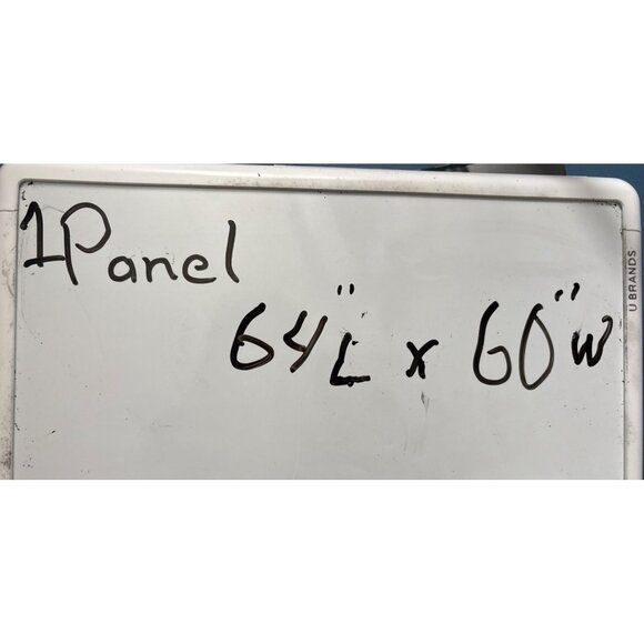 1 Panel White Floral Lace Curtain 64" L x 60" W Polyester - Picture 9 of 9